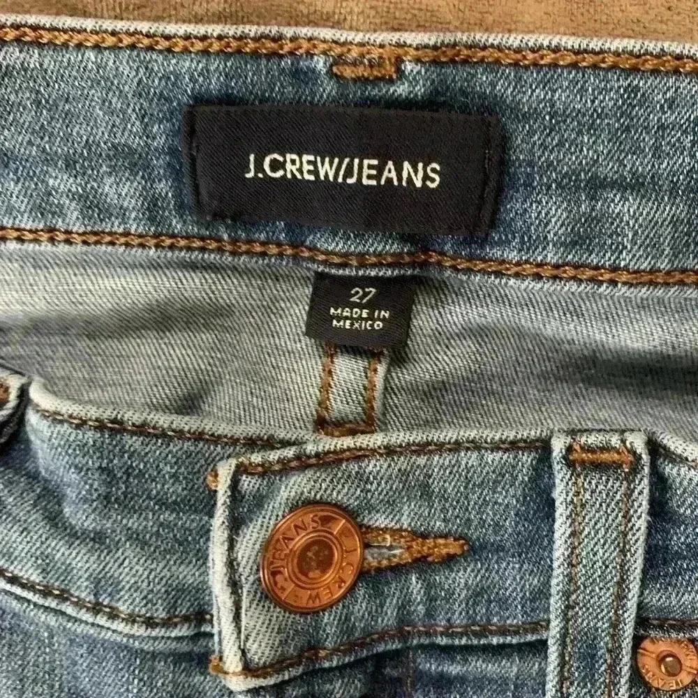 J Crew distressed straight leg jeans size 27 - Picture 3 of 4